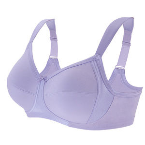 Glamorise Lavender Full-Coverage Support Bra